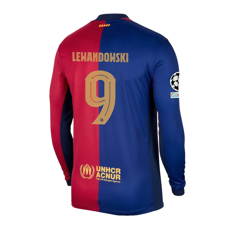 Camiseta FC Barcelona Primera Equipacón Manga Larga 2024/25 - Hombre