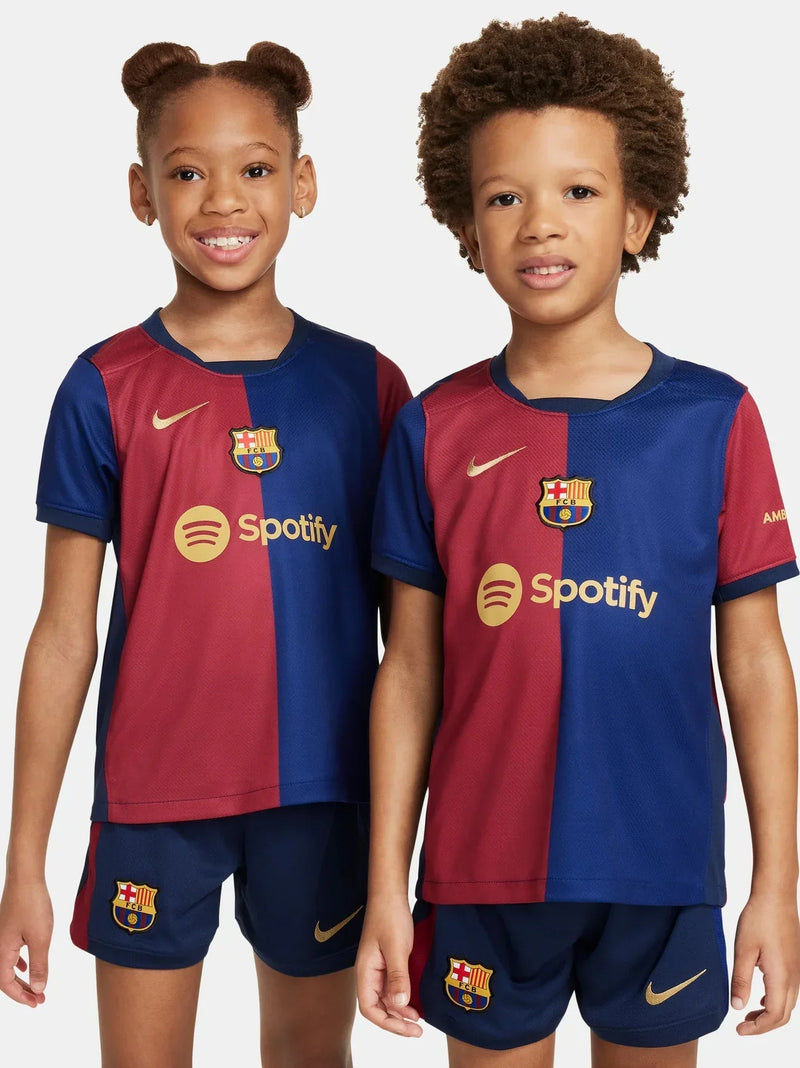 Conjunto Barcelona Niños Primera Equipación 24/25