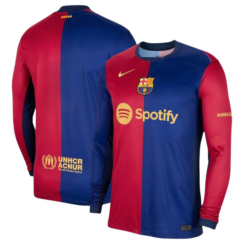 Camiseta FC Barcelona Primera Equipacón Manga Larga 2024/25 - Hombre