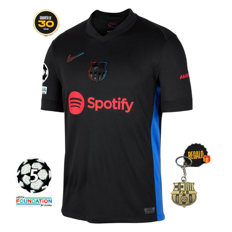 Camiseta FC Barcelona Negra 2024/25 - Hombre