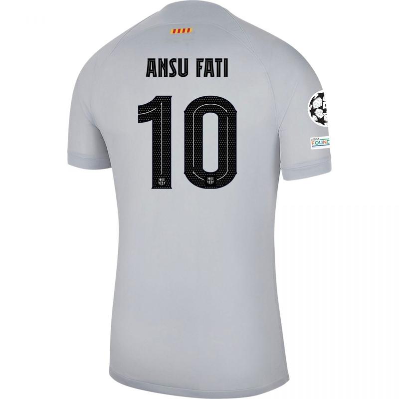 Camiseta Ansu Fati Barcelona 22/23 Versión del Jugador III (Third) - Hombre - Nike