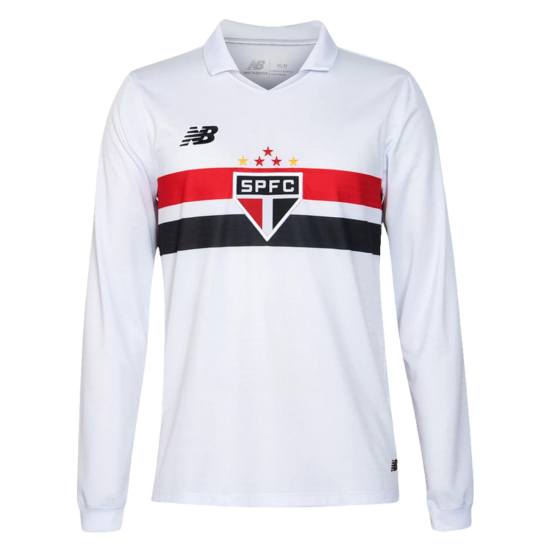 Camiseta São Paulo 24/25 I (Home) Manga Larga - Hombre - New Balance