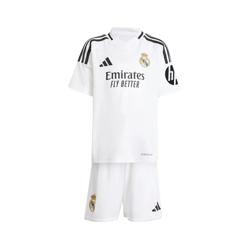 Conjunto Niños Real Madrid Primera Equipacíon Blanca 2024/25 + 5 REGALOS 🎁