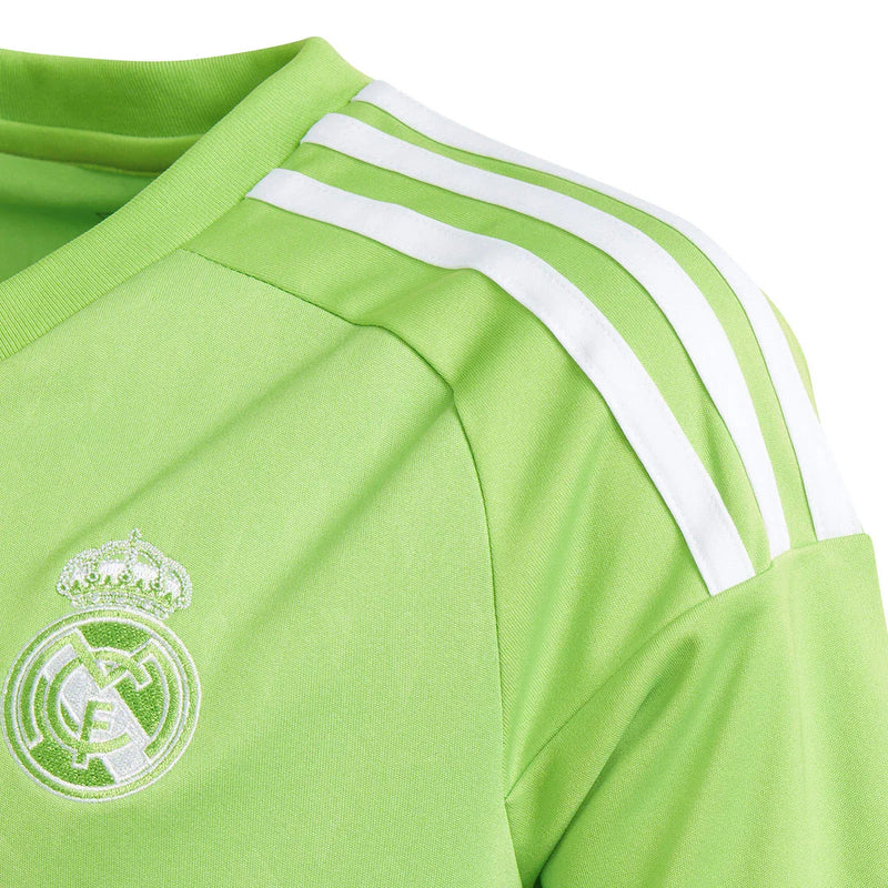 Conjunto Niños Real Madrid Portero Verde Neón 23/24