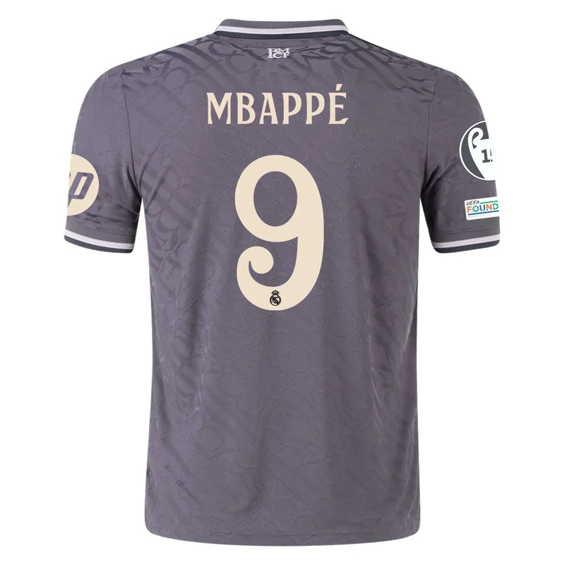 Camiseta Kylian Mbappe Real Madrid 24/25 III (Third) - Hombre Versión del Jugador - Adidas