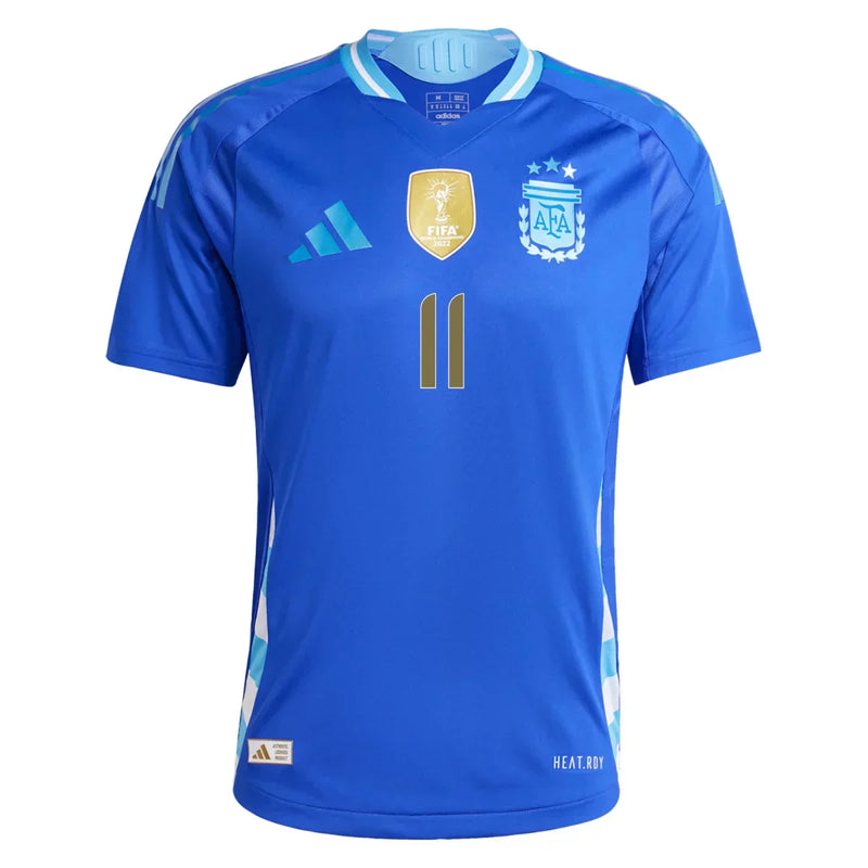 Camiseta Angel Di Maria Argentina 24/25 Versión del Jugador II (Away) - Hombre - Adidas