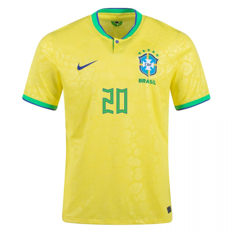 Camiseta Vinicius Jr. Brasil 22/23 I (Home) - Hombre - Nike