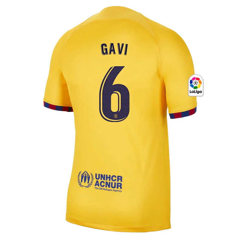 Camiseta Gavi Barcelona 22/23 Senyera IV (Fourth) - Hombre - Nike