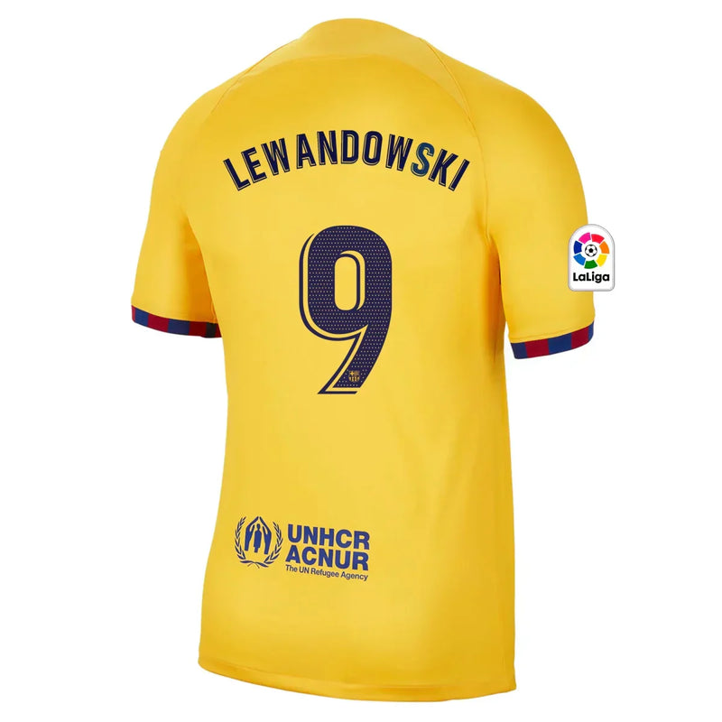 Camiseta Robert Lewandowski Barcelona 22/23 Senyera IV (Fourth) - Hombre - Nike