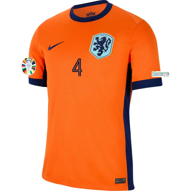 Camiseta Virgil van Dijk Países Bajos 24/25 I (Home) - Hombre - Nike