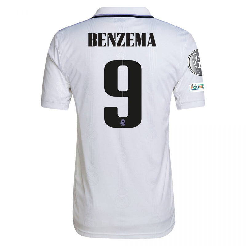 Camiseta Karim Benzema Real Madrid 22/23 Champions League I (Home) - Hombre - Adidas