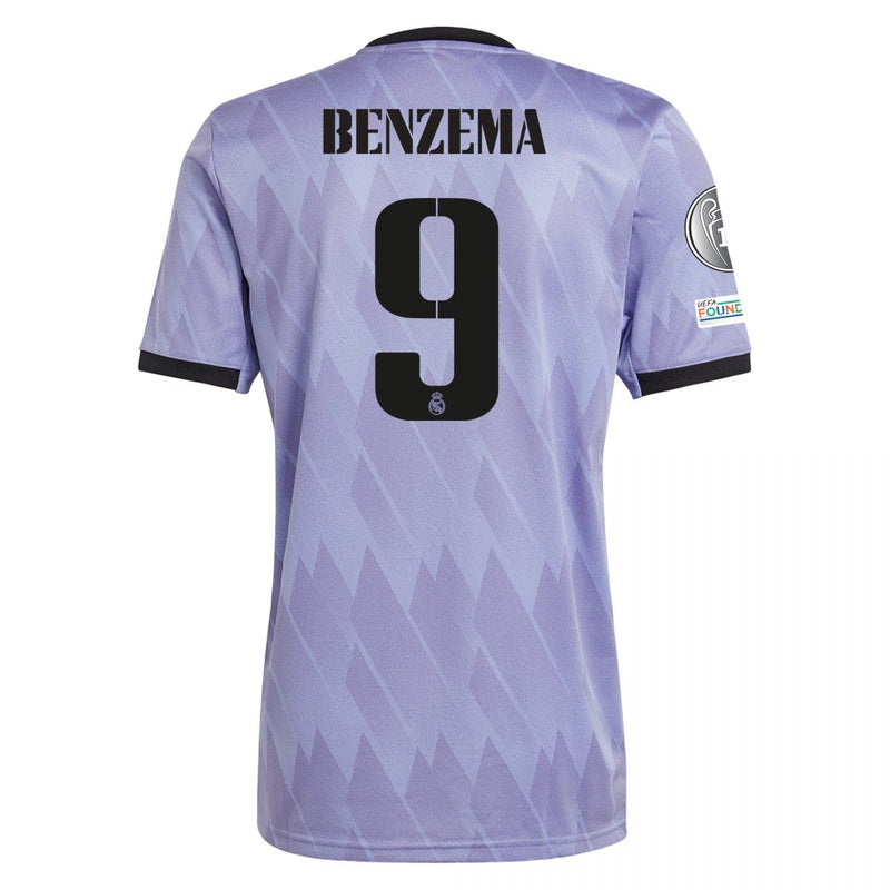 Camiseta Karim Benzema Real Madrid 22/23 Champions League II (Away) - Hombre - Adidas