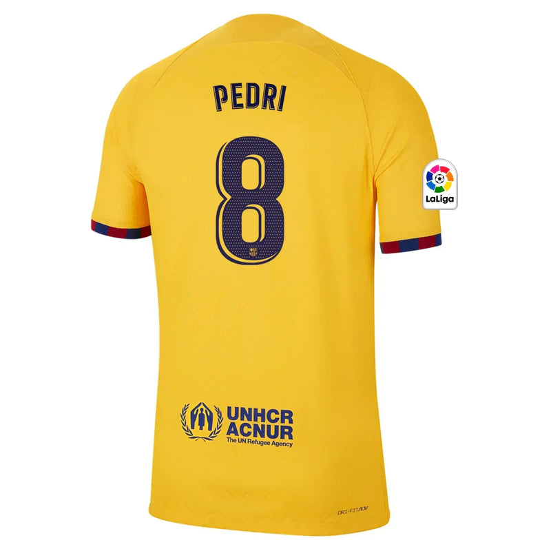 Camiseta Pedri Barcelona 22/23 Versión del Jugador Senyera IV (Fourth) - Hombre - Nike