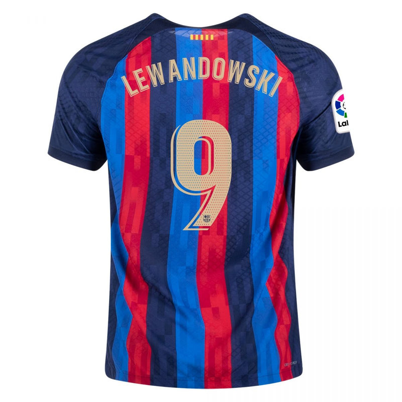 Camiseta Robert Lewandowski Barcelona 22/23 Versión del Jugador I (Home) - Hombre - Nike