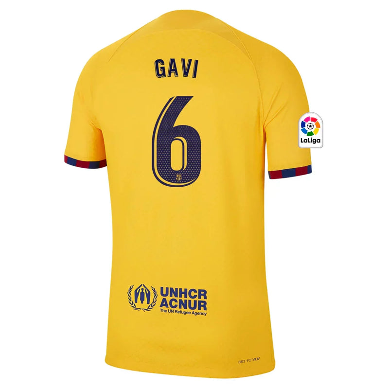 Camiseta Gavi Barcelona 22/23 Versión del Jugador Senyera IV (Fourth) - Hombre - Nike