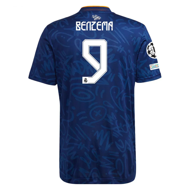 Camiseta Karim Benzema Real Madrid 21/22 Versión del Jugador II (Away) - Hombre - Adidas