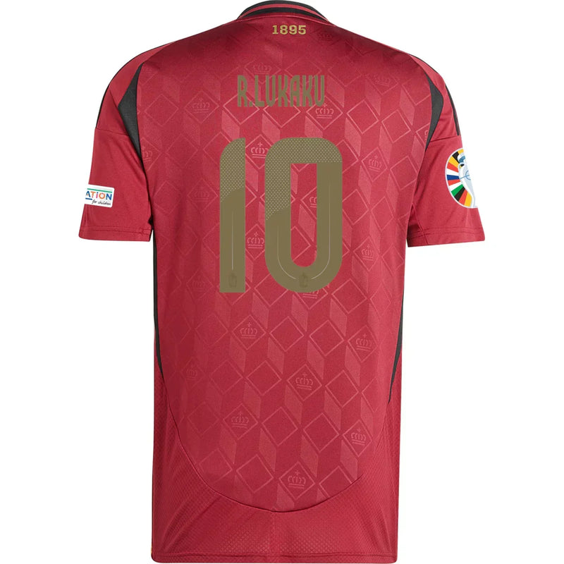 Camiseta Romelu Lukaku Bélgica 24/25 I (Home) - Hombre - Adidas