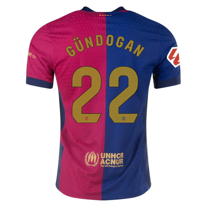 Camiseta Ilkay Gündoğan Barcelona 24/25 Versión del Jugador I (Home) - Hombre - Nike