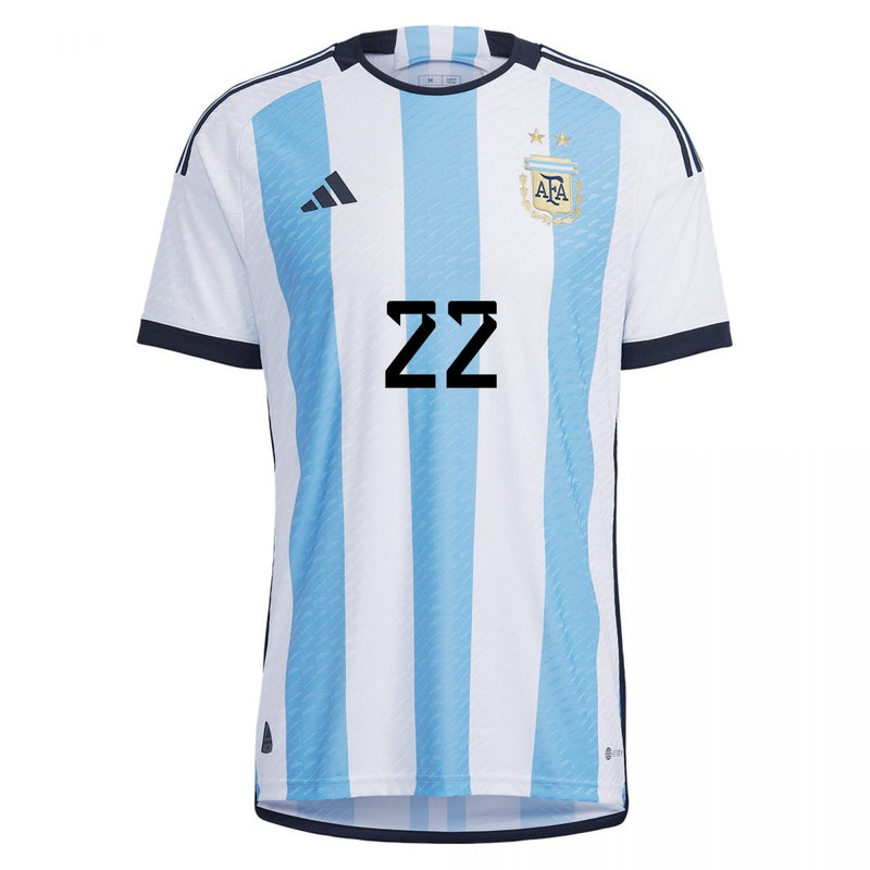 Camiseta Lautaro Martínez Argentina 22/23 Versión del Jugador I (Home) - Hombre - Adidas