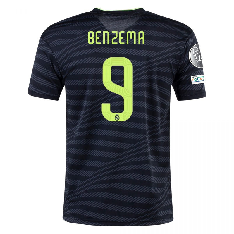 Camiseta Karim Benzema Real Madrid 22/23 Champions League III (Third) - Hombre - Adidas