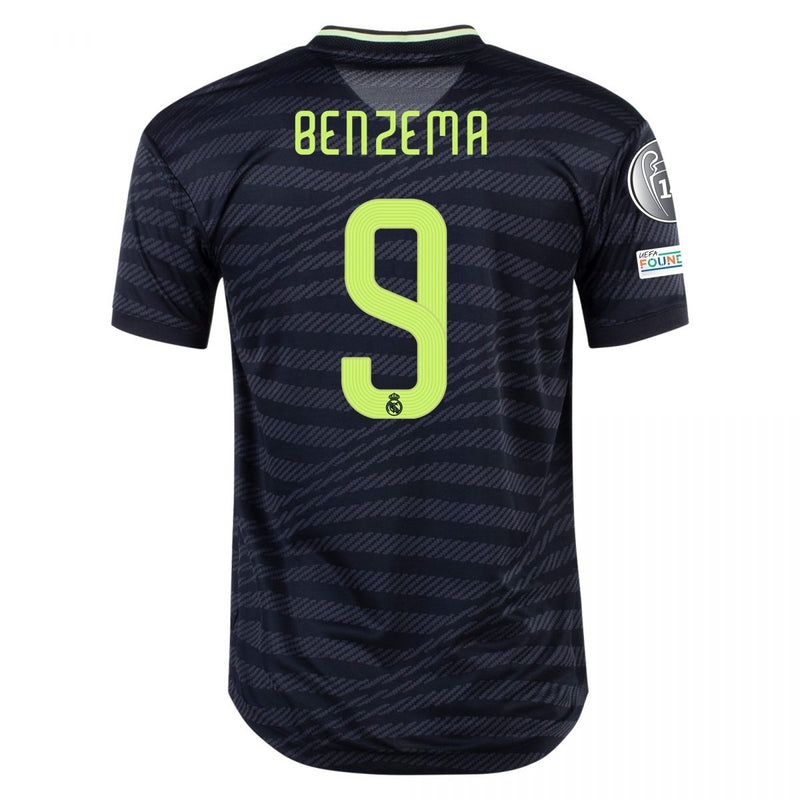 Camiseta Karim Benzema Real Madrid 22/23 Champions League Versión del Jugador III (Third) - Hombre - Adidas