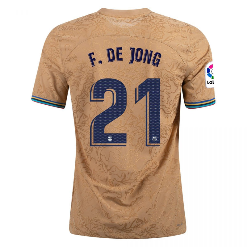 Camiseta Frenkie de Jong Barcelona 22/23 Versión del Jugador II (Away) - Hombre - Nike