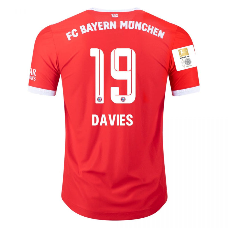 Camiseta Alphonso Davies Bayern Múnich 22/23 Versión del Jugador I (Home) - Hombre - Adidas