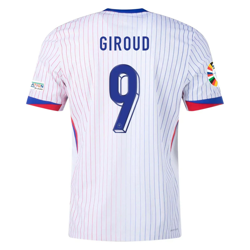 Camiseta Olivier Giroud Francia 24/25 Versión del Jugador II (Away) - Hombre - Nike