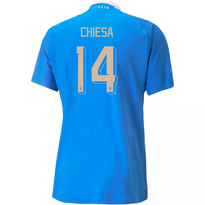 Camiseta Federico Chiesa Italia 22/23 Versión del Jugador I (Home) - Hombre - PUMA