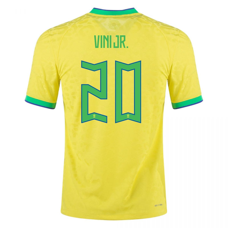 Camiseta Vinicius Jr. Brasil 22/23 Versión del Jugador I (Home) - Hombre - Nike