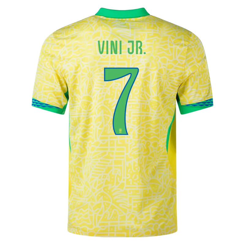 Camiseta Vinicius Jr. Brasil 24/25 Versión del Jugador I (Home) - Hombre - Nike