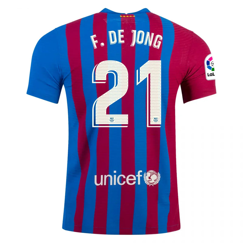 Camiseta Frenkie de Jong Barcelona 21/22 Versión del Jugador I (Home) - Hombre - Nike