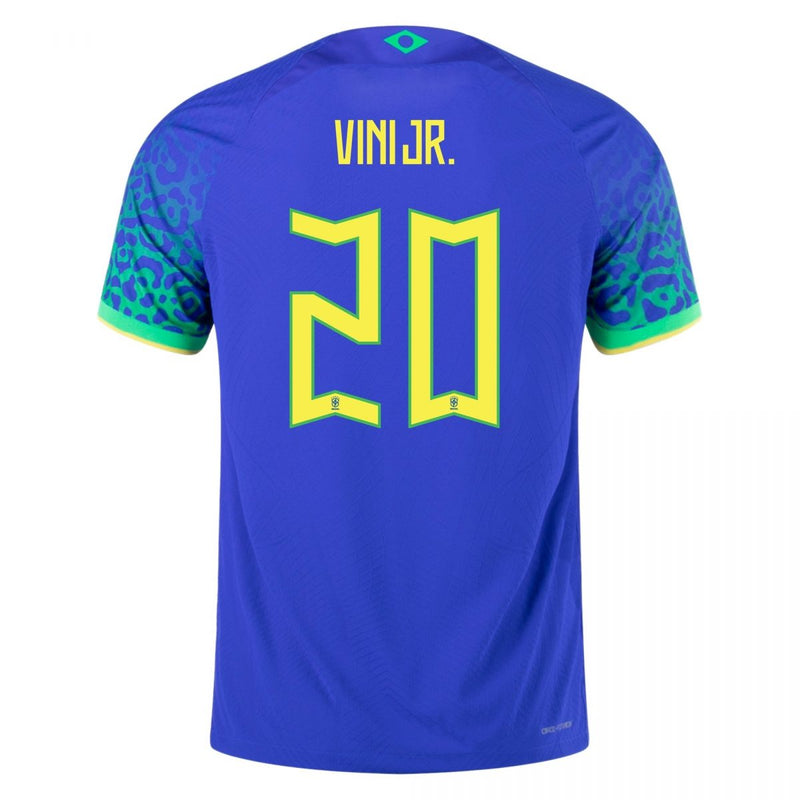 Camiseta Vinicius Jr. Brasil 22/23 Versión del Jugador II (Away) - Hombre - Nike