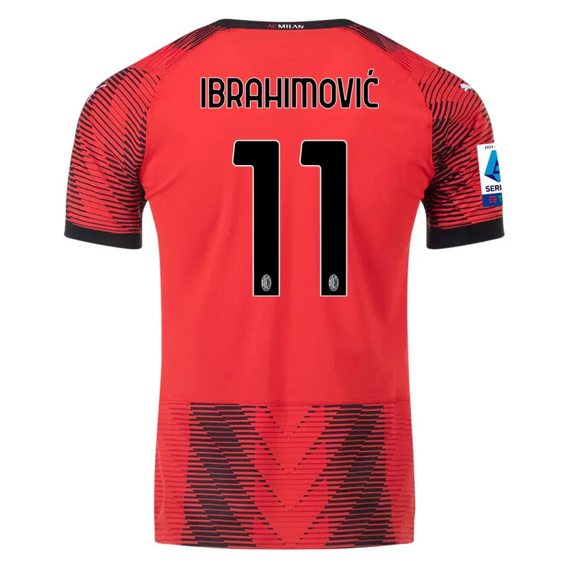 Camiseta Zlatan Ibrahimović AC Milan 23/24 Versión del Jugador I (Home) - Hombre - PUMA