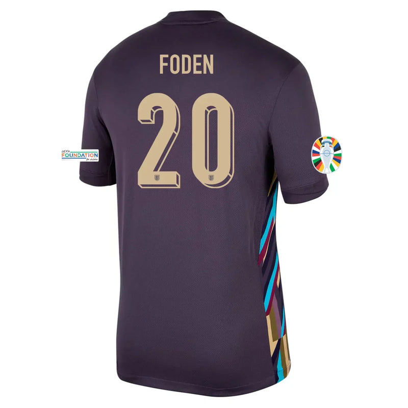 Camiseta Phil Foden Inglaterra 24/25 Versión del Jugador II (Away) - Hombre - Nike