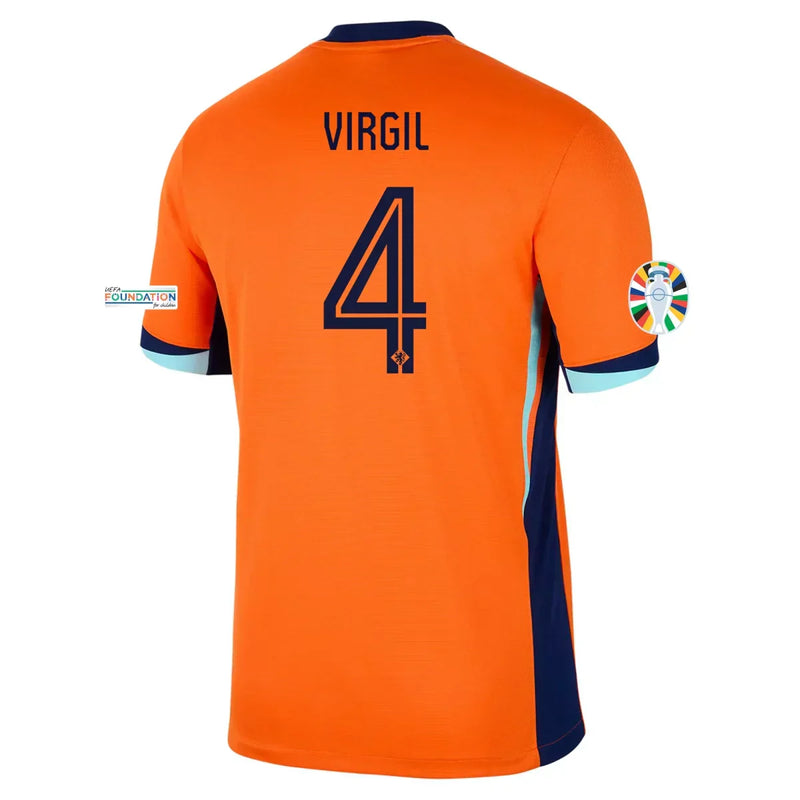 Camiseta Virgil van Dijk Países Bajos 24/25 I (Home) - Hombre - Nike