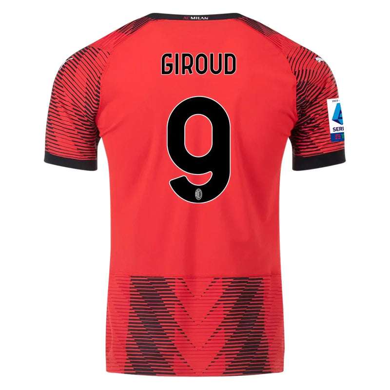 Camiseta Olivier Giroud AC Milan 23/24 Versión del Jugador I (Home) - Hombre - PUMA