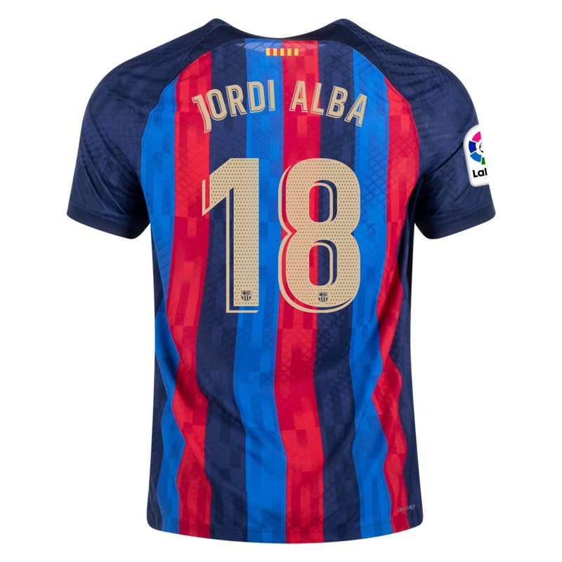 Camiseta Jordi Alba Barcelona 22/23 Versión del Jugador I (Home) - Hombre - Nike